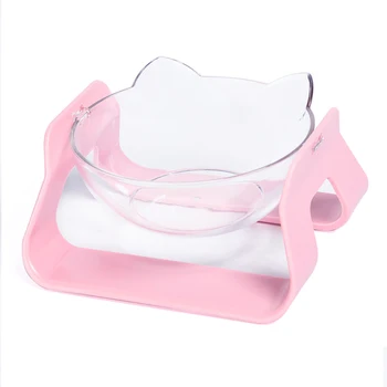 

Pet Cat Food Bowl Plastic Drinking Fountain Dog Bowl Water Dispenser Gamelle Chien Portable Feeder Miska Pet Supplies DD60GW