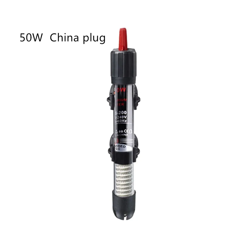 50W China plug Аквариумный аквариум, автоматический нагревательный стержень с постоянной температурой, энергосберегающий нагреватель для аквариума, аксессуары для аквариума - Цвет: 50W China plug