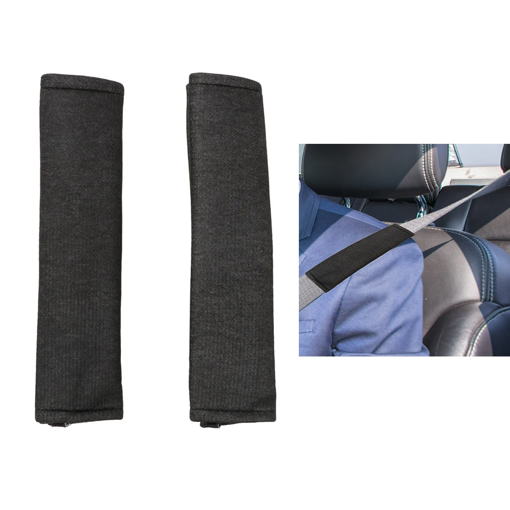 Удобный хлопковый ремень безопасности Защита плеч ремни безопасности коврик автомобильный Стайлинг ремень безопасности Чехол 1 пара аксессуары для интерьера