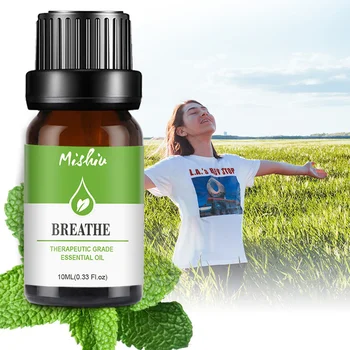 

10ml Refreshing Promote Blood Circulation Massage Scraping Oil Mint Eucalyptus Lemon Plant Essential Oil Skin