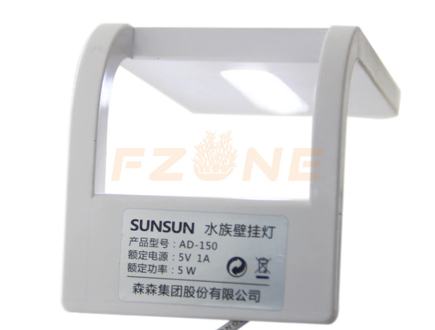 SUNSUN 110-240V 5W USB декоративных аквариумных рыб светодиодный светильник с белый и синий светодиодные лампы для рыб и бак растения