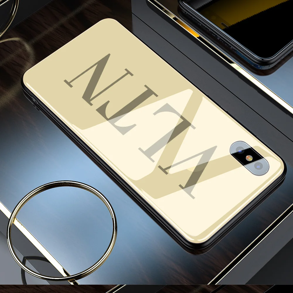 Стеклянный чехол для телефона iphone 11 Pro MAX XR X 7 Plus 6s 6 8 capa DIY ударопрочный стеклянный чехол для телефона iphone XS 5 5S SE на выбор - Цвет: 20602