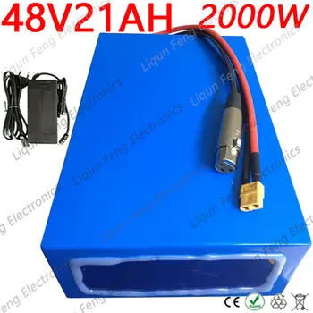 

Free Customs Duty 48V 1000W 2000W Lithium Battery 48V 20AH Ebike Battery 48V 21AH Electric Bike Battery With 50A BMS+5A Charger