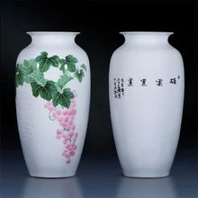 Цзиндэчжэнь керамика китайский стиль ваза украшения фарфор бутылка ручная роспись традиционное ремесло ручной работы плодородная Soulmate 3