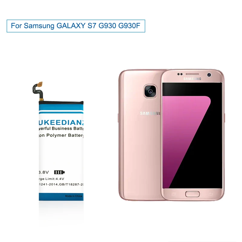 Аккумулятор gukeedianzi EB-BG930ABE для samsung GALAXY S7 G930 G930F SM-G9300 3000 мАч Высококачественный сменный аккумулятор