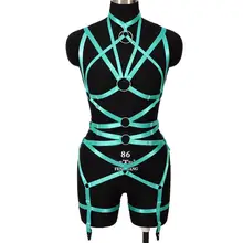 Бюстгальтер на бретельках, сексуальный в клетке, топ, высокая талия, пояс, подвязки, чулки на бретельках, женское белье в стиле панк, готика, большие размеры, для фестиваля, клуба