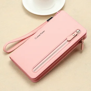 

Fashion Women Wallet Zipper Top Quality Female Wallet Purse Multifunction Women's Purse Card Holder Money Bag Long Wallet