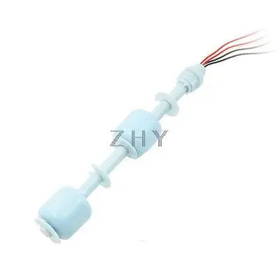

16.5cm Long Liquid Vertical Water Level Sensor 4 Wire Float Switch Blue