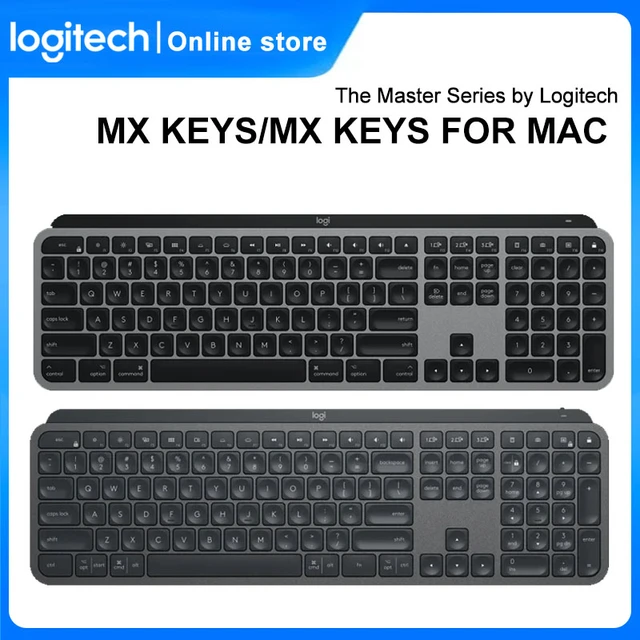 Incitar Portero Depresión Logitech-teclado inalámbrico con Bluetooth para MAC, teclado de tamaño  completo para Windows, Linux y mac, fácil de cambiar, teclas MX/MX _ -  AliExpress Mobile
