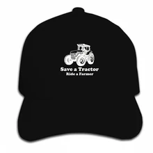 Принт бейсбольная кепка под заказ сохранить трактор кататься фермер Смешные мужчины s унисекс мужчин отличное качество Забавный человек солнцезащитный козырек Кепка