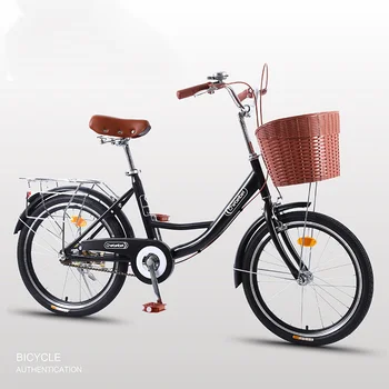 شراء دراجة المدينة 20 بوصة مع مقعد خلفي سلة للطلاب