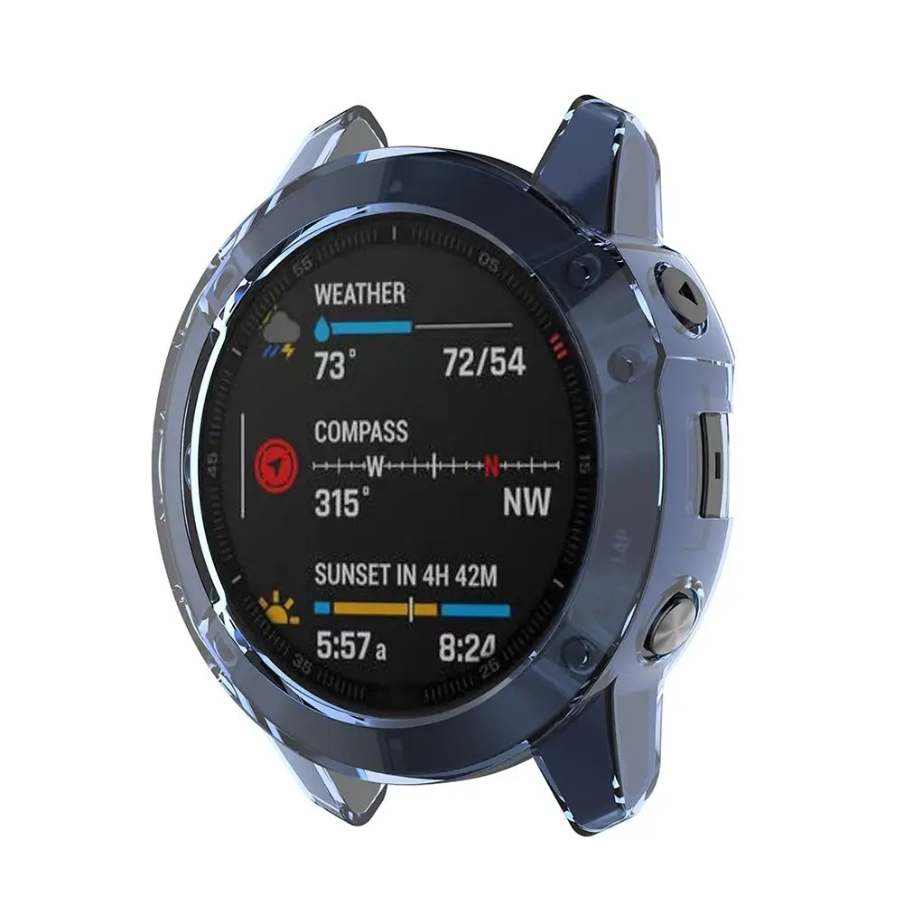 Ультратонкий Мягкий ТПУ защитный чехол для Garmin Fenix 6 Fenix6 защитный чехол умных часов Силиконовый чехол s