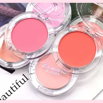 

Korean Blush Palette Peach Pallete 6 Colors Face Mineral Pigment Cheek Blusher Powder Makeup Professional Contour Shadow Pink