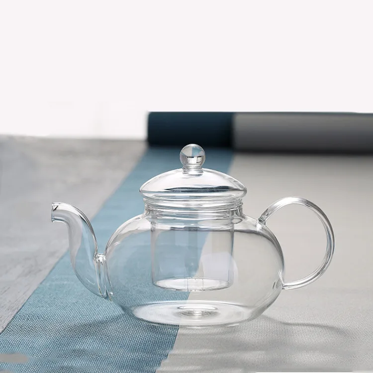 Teapot Boiling Filter Heat-resistant Glass Tea Pot Set Thick Glass Teapot High-temperature Resistant Flower Pot Heating Kettle