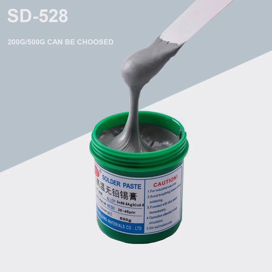 Высококачественная свежая 200g SD 528 низкотемпературная SMT Бессвинцовая паяльная