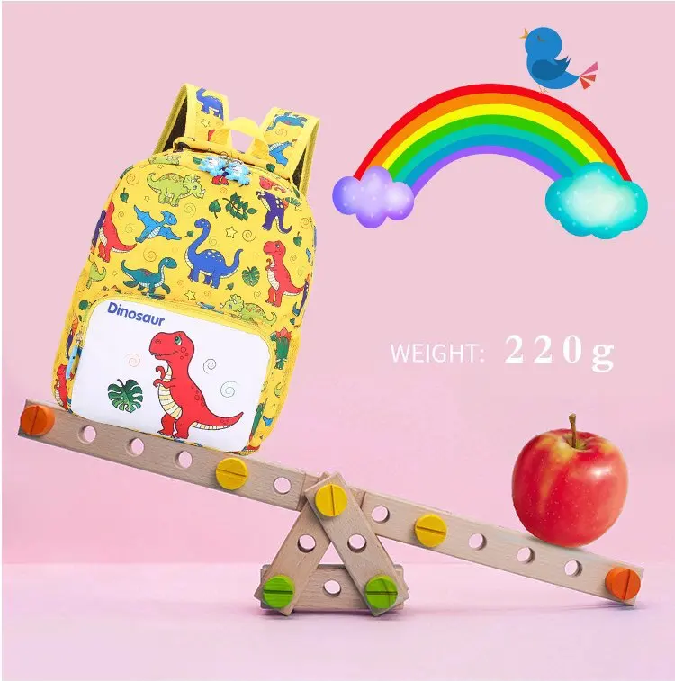 

Cartoon Turtle Dinosaur Children Backpack Kindergarten 3-6 Children Backpack Schoolbag for Elementary School Students