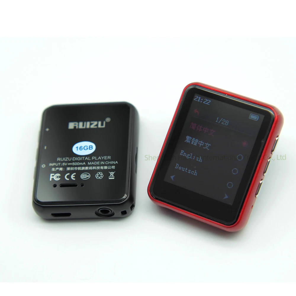 mp3 player online RUIZU M4 Touch Screen MP3 Player With Bluetooth Portable Music Player Support Speaker FM Radio E-Book Recorder Pedometer Video sony walkman mp3