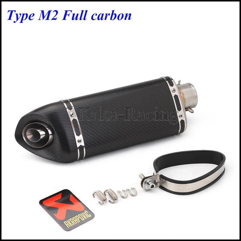 Универсальный Akrapovic мото rcycle глушитель выхлопной трубы Escape moto глушитель для MT07 MT09 RC390 Z800 Z900 TMAX530 CBR1000RR R3 R6