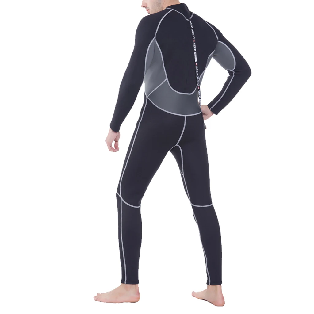 Stretchy 3mm Neoprene Men Surf Dive Wetsuit Kayak Winter Swimming Full Body Wet Suit Warm & Comfortable XS to XXL