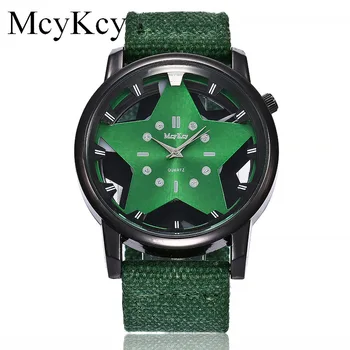 

Men Watch Fashion Five-pointed star Luxury Waterproof Men Sports Wrist Watch For Men Quartz Wristwatch Relogio Masculino 2019
