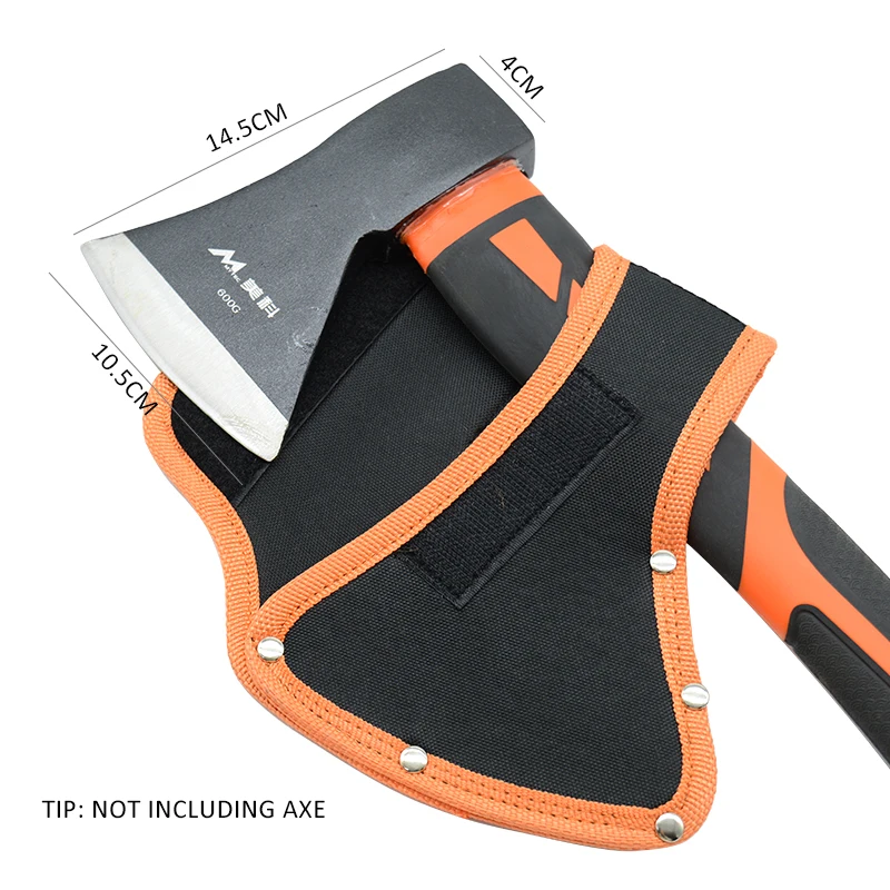 Axe Sheath Head Cover Hatchet Holster Belt Oxford Cloth Protector Case Cover Blade Sleeve for Camping (Axe Excluded) 2