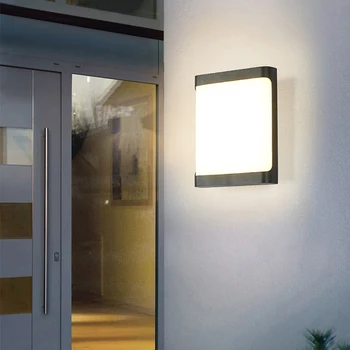 

Ip65 Outdoor Wall Light Wall Mounted Outside Garden Balcony Light Veranda Licht Muur Verlichting Waterproof LED Outdoor Sconce