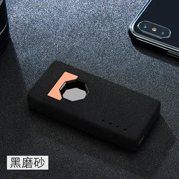 

Creative induction switch lighter Double Arc Plasma Electronic Cigarette Lighter Flameless Usb Charge Men Smoking Lighter