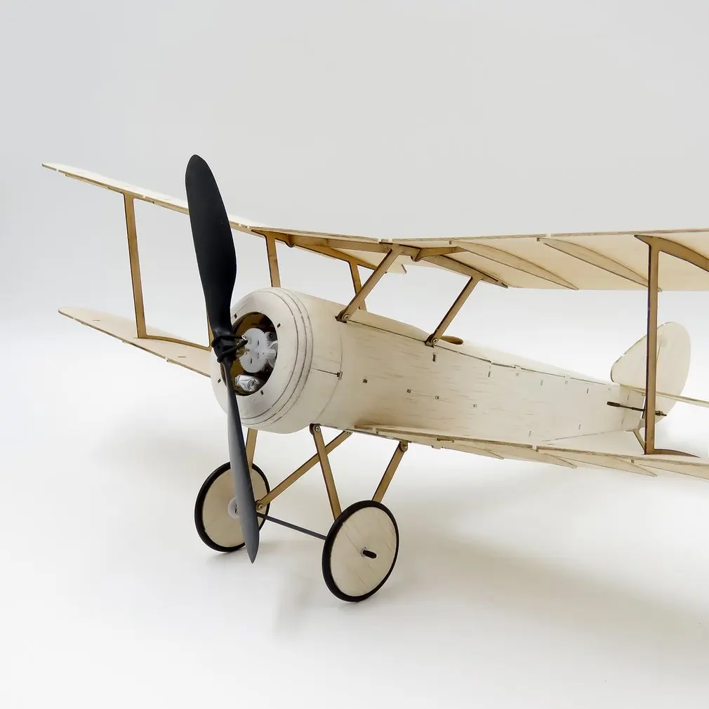Sopwith Pup RC самолет Balsa дерево 378 мм Warbird Самолет комплект с бесщеточной системой питания Aeromodelling комплект K6