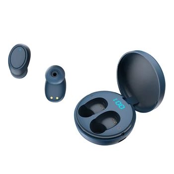 

DE6 LED Display Tws Wireless Bluetooth Earbuds BT 5.0 In-ear Earphones Headset with 300 MAh Charging Case