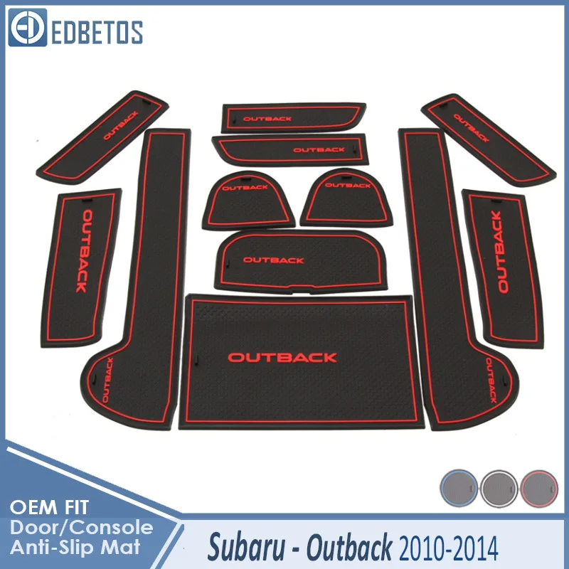 Защитный щит от грязи для Subaru Outback 2010 2011 2012 2013 Аксессуары подложки затворный слот подставка Противоскользящий коврик для украшения интерьера автомобиля