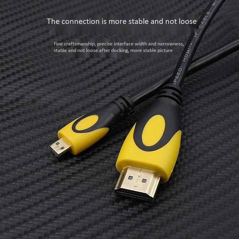 VEGGIEG мини HDMI к HDMI кабель 3 м позолоченный 2K высокого качества кабель адаптер для HDTV мобильного телефона Настольный кабель Mini HDMI(2 шт