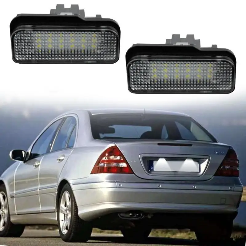 Автомобильный внешний светодиодный фонарь для номерного знака для W211 W203 5D W219 R171 C 12 В номерной знак светильник аксессуары для автомобиля