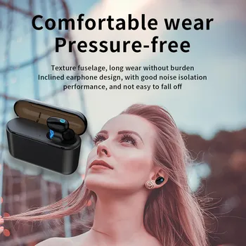 

X2 Mini Sports Wireless Earphone Bluetooth 5.0 Edr Stealth Earphone Handsfree Stereo Phone Noise Reduction Single Earphone #20