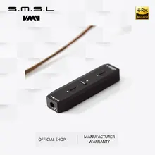 Распродажа SMSL IDOL+ портативный мини USB аудио DAC и усилитель для наушников Mirco USB DAC Поддержка OTG 24 бит/192 кГц черный серебристый