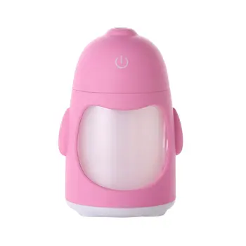 

USB Charging Penguin Shape Air Humidifier LED Night Light Super Quiet Home Office Humidifiers Mist Maker Air Purifier