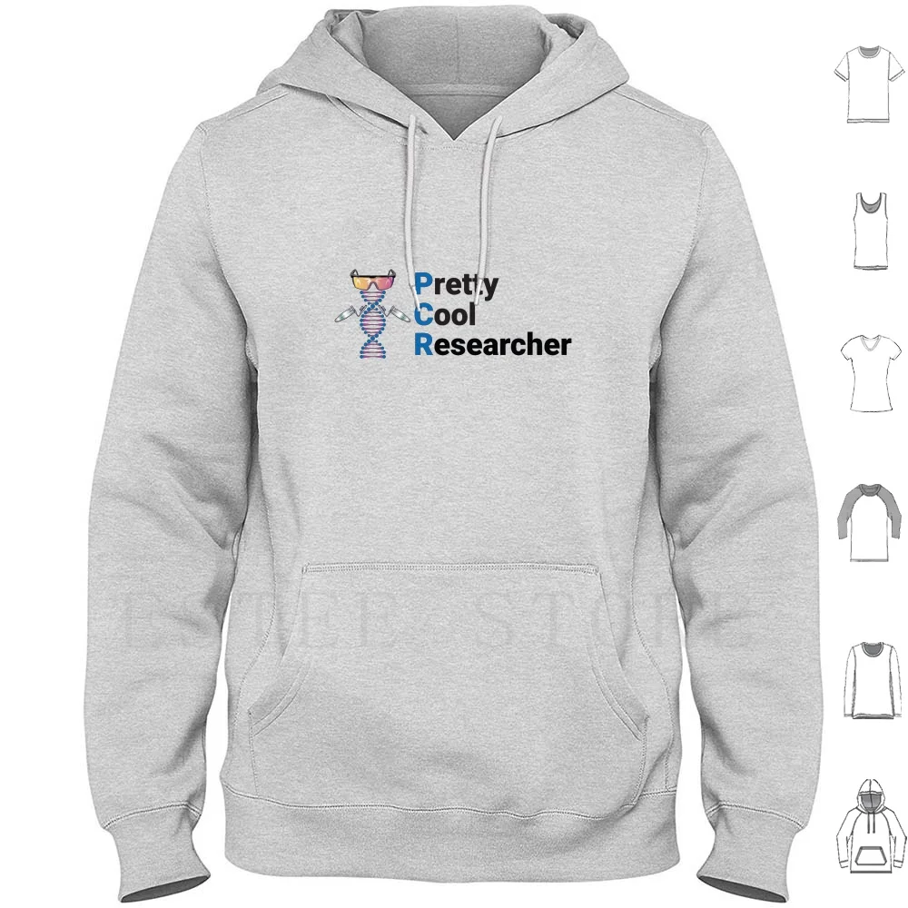 Pcr Abbastanza Cool Divertente Carattere Logo Felpe Con Cappuccio Pcr Polimerasi Catena Reazione Scienza Laboratorio Occhiali Occhiali Da Sole Dna