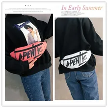 Новая модная женская поясная сумка для отдыха на открытом воздухе, нагрудная сумка с буквенным принтом, водонепроницаемая переносная холщовая сумка-мессенджер