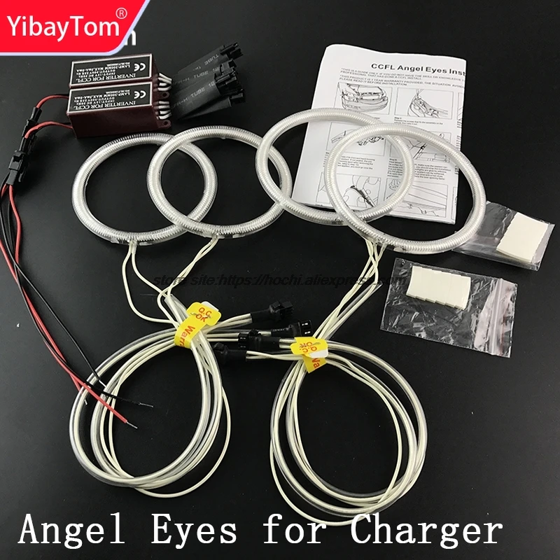 YibayTom отличный комплект CCFL ангельские глазки ультра яркая подсветка для Dodge Charger