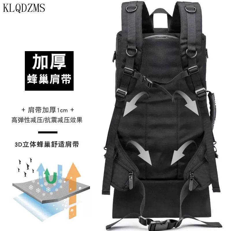 KLQDZMS band cabin luggage bag men women rolling luggage trolley travel suitcase on wheels Waterproof oxford wheeled travel bag
