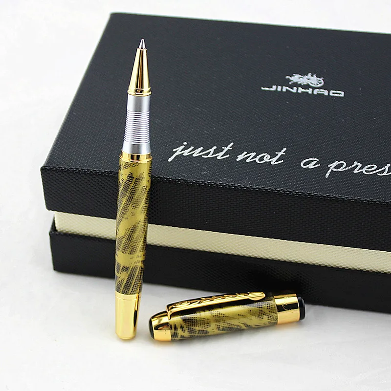 Jinhao, роскошная брендовая металлическая шариковая ручка, роскошные шариковые ручки для деловых подарков, офисные школьные принадлежности, канцелярские принадлежности