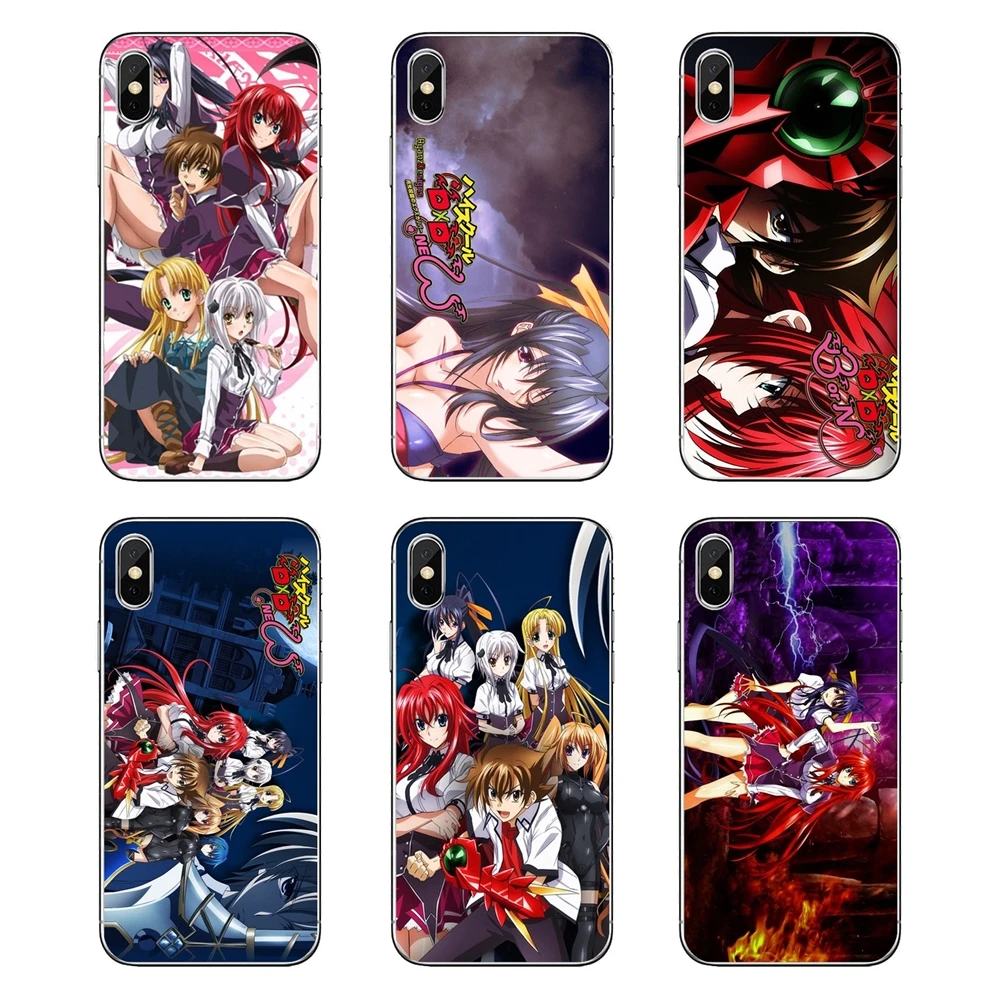 For Xiaomi Mi A1 A2 5X 6X 8 lite SE Pro Max Mix 2 2S 3 Mi5 Mi5S High School DxD Japan Anime Akeno Rias Gremory Soft Shell Covers |