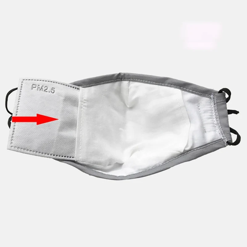 US PM2.5 Anti-fog Mask Anti-Dust Washable Anti Haze Mask Activated Carbon Filter Respirator Mouth-muffle for Travel Workshop