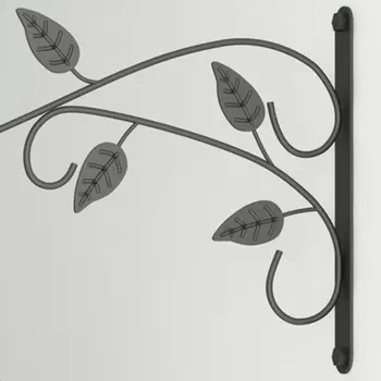 

Wrought Iron Wall Mounted Hanging Basket Hook Plant Flower Pot Hanger Decoration 667B