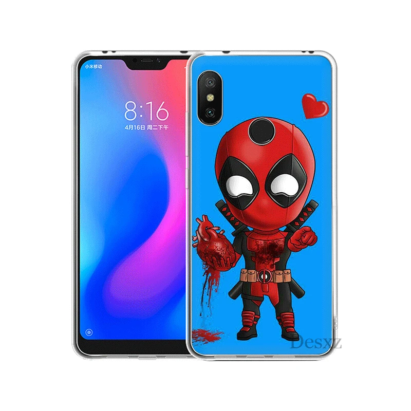 Мобильный чехол для телефона для Xiaomi Redmi Note 4 4X3, 5, 6, 7 Pro 5A в твердом переплете с героями комиксов Марвел, смешной Единорог фильма «Дэдпул»; рубашки - Цвет: H10