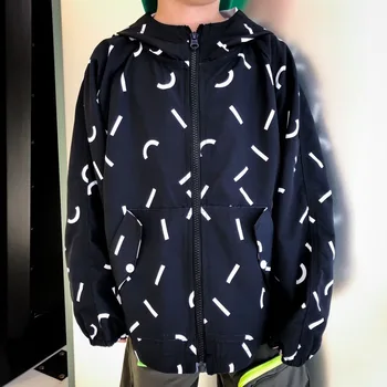 

Children's Jacket Spring and Autumn New 2020 Autumn and Winter New Japanese Trendy Brand Zipper Boys Coat Boys Down Coat
