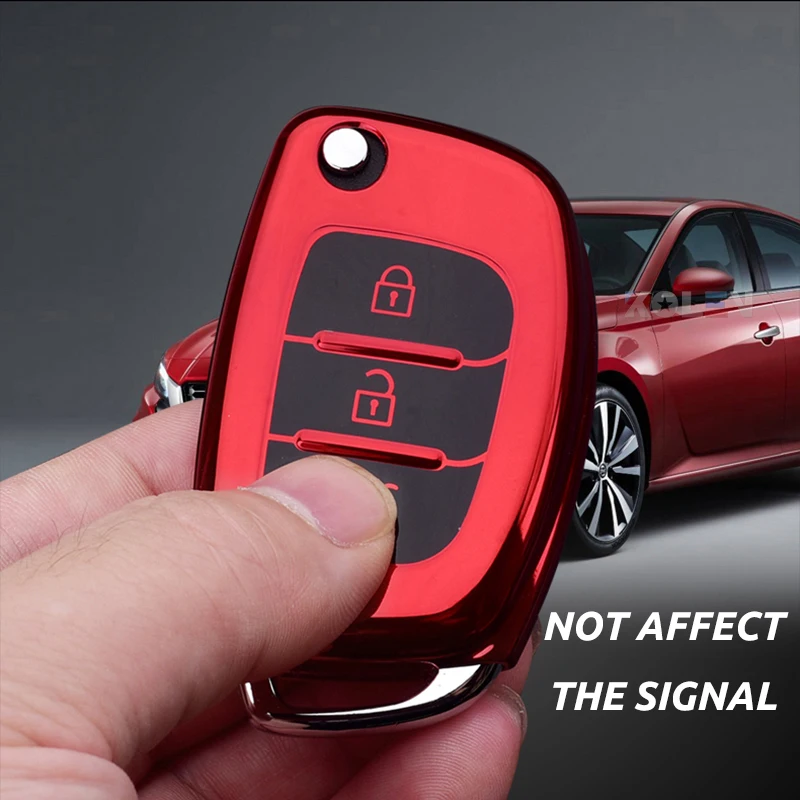 Cover chiave telecomando per Hyundai ix25 ix35 i10 i20 Solaris Tucson Sonata Santa Fe Sport elantra Creta Verna - H27ffdff0266f429aa42e7d4822b9e249a
