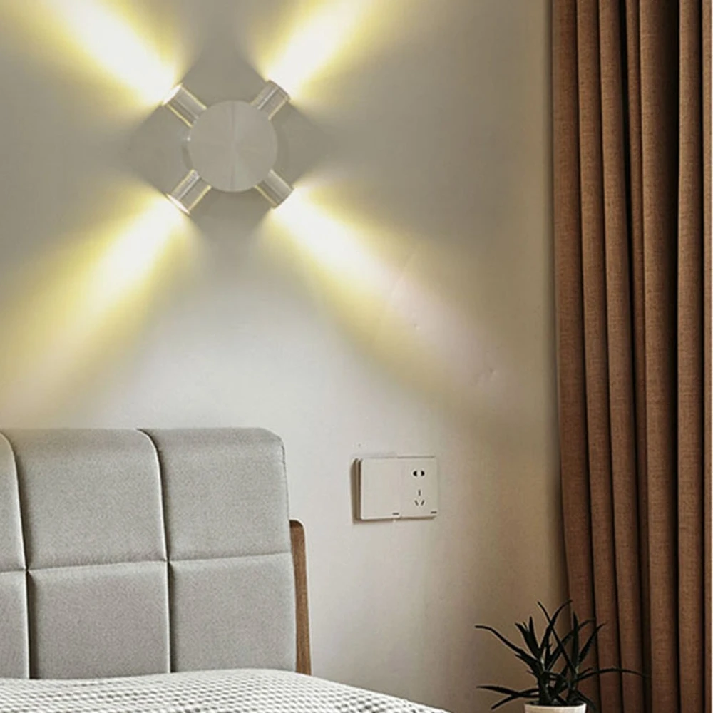 Современный алюминиевый светодиодный настенный светильник DBF 4 Вт RGBWW