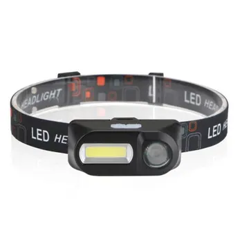 

Multi-Function Usb Interface Charging Head Light Cob Outdoor Emergency Head-Mounted Flashlight Camping Fishing Headlights