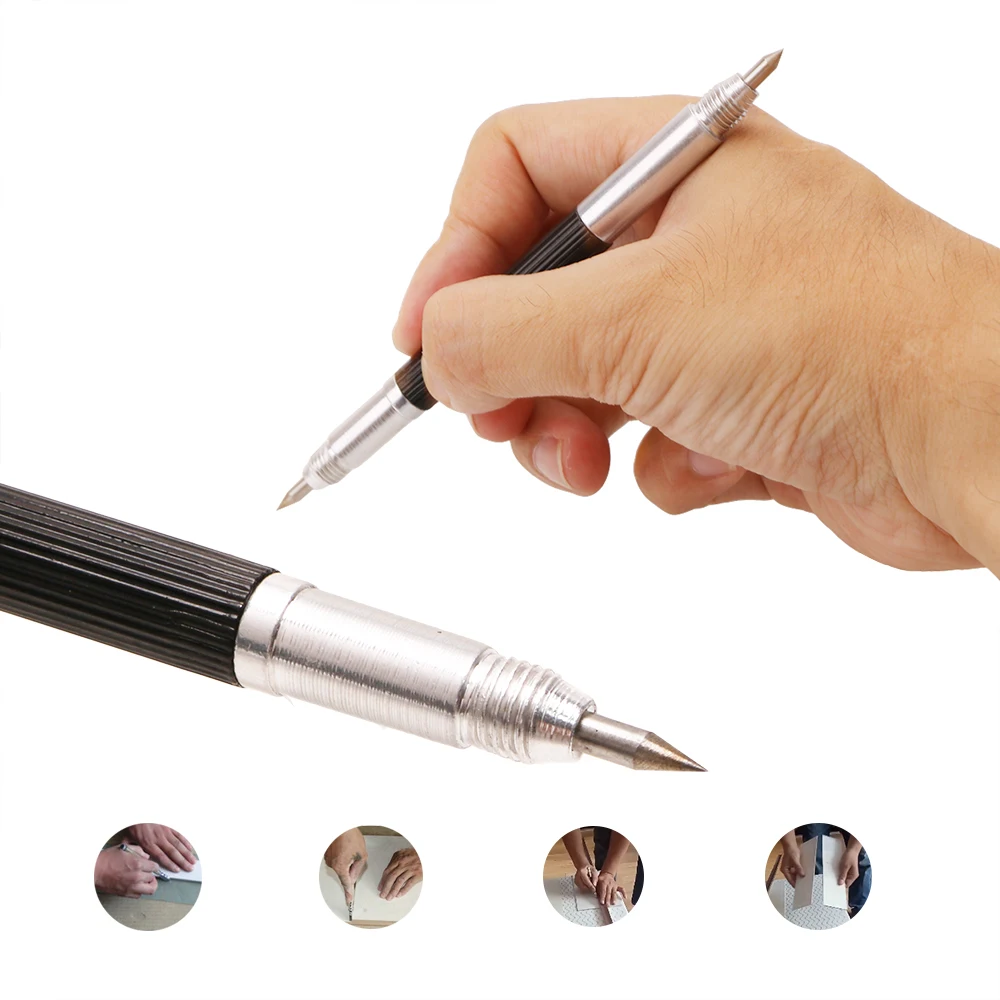NICEYARD сплав наконечник Scriber ручка маркировка Гравировка Инструменты двуглавый стекло керамический маркер портативный