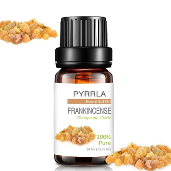 

Pyrrla 10ml Frankincense Pure Essential Oils For Aromatherapy Diffuser Calmness Help Sleep Humidifier Massage Body Essential Oil